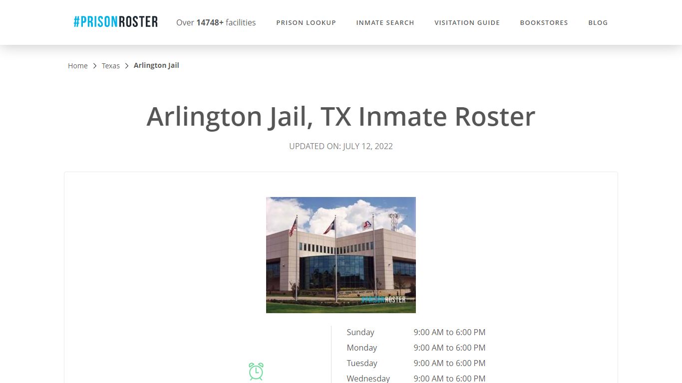 Arlington Jail, TX Inmate Roster - Prisonroster
